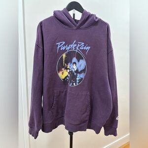 637. The Prince Estate Purple Rain Graphic Hoodie